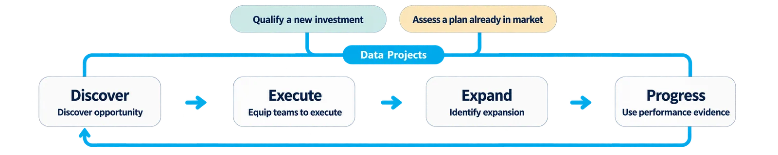 Data Projects can qualify new opportunity or assess an existing plan