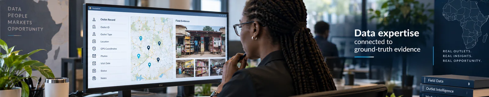 Data expertise connected to ground-truth evidence